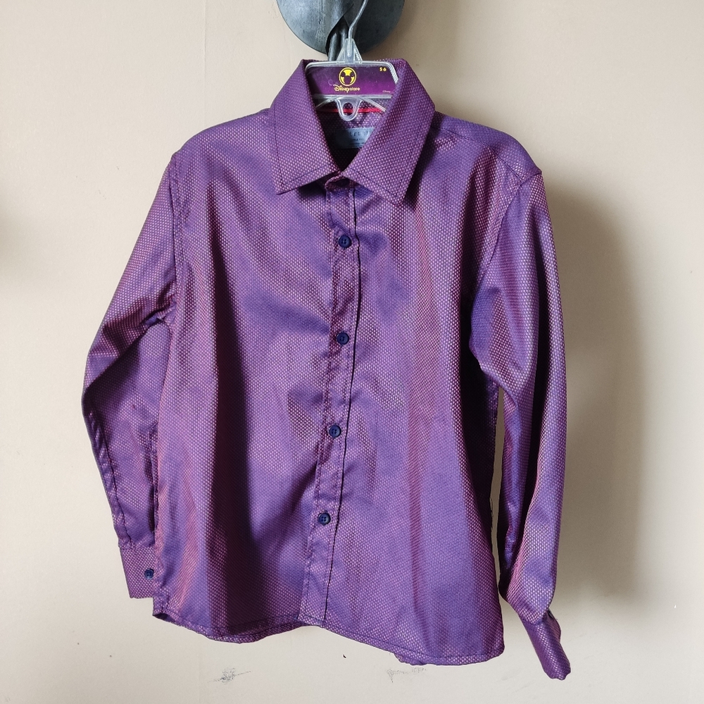 Truly Little Boy Slim Fit Long Sleeve Button-Up Shirt Size 5-6